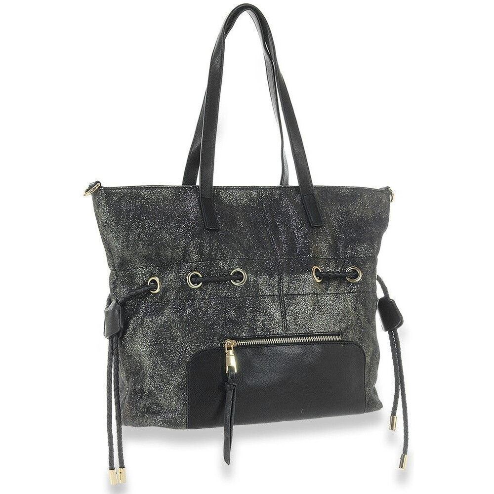 Sparkling Drawstring Tote Handbag